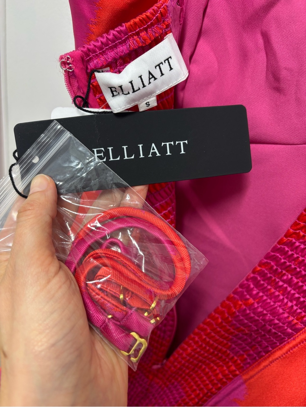 Elliatt “Eloise” Fuchsia and Red Mini Dress - Picture 6 of 7